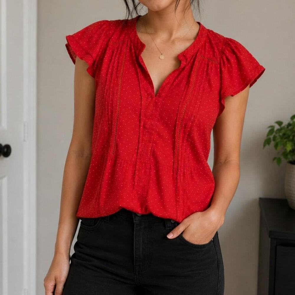 Red loft top